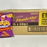 Walkers Wotsits Crunchy Extra Flamin' Hot Crisps 60g Large Bags (15 Bags x 60g) Best Before Date 10/11/2024