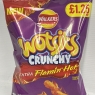 Walkers Wotsits Crunchy Extra Flamin' Hot Crisps 60g Large Bags (15 Bags x 60g) Best Before Date 10/11/2024