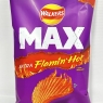 Walkers Max Extra Flamin' Hot Crisps 130g (Case of 12) Best Before Date 26/10/2024