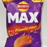 Walkers Max Extra Flamin' Hot Crisps 70g (Case of 15) Best Before Date 26/10/2024