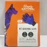 Cat & Dog Grooming Glove 2 Pack Velcro Cuff Pet Grooming Glove, Hair & Fur Remover for Cats & Dogs Brush Gloves