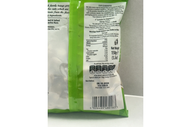 Cofresh Jumbo Salted Pistachios 150g