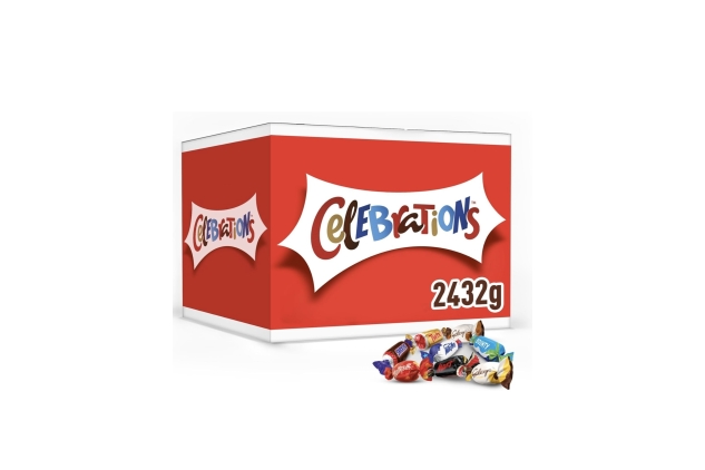 Celebrations Milk Chocolates Bulk Box Maltesers Galaxy Snickers & More 2.4kg | Best Before Date 10/11/2024