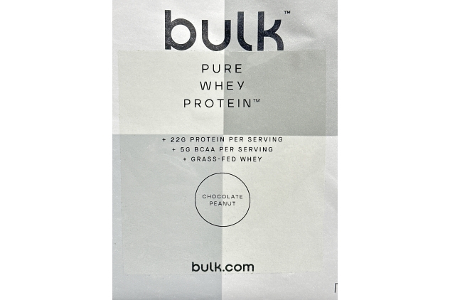 Bulk Pure Whey Protein Powder 1kg | 33 Servings | CHOCOLATE PEANUT Flavour