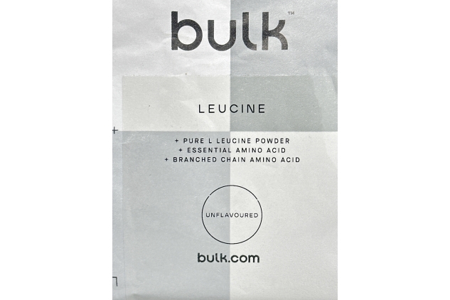 Bulk Leucine Powder Food Supplement 500g | 166 Servings | UNFLAVOURED