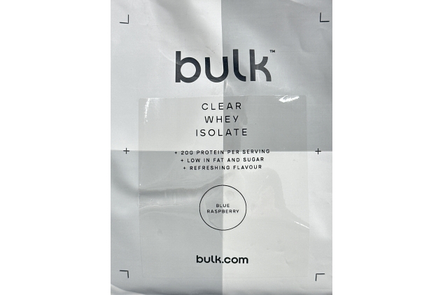 Bulk Clear Whey Isolate 500g | 20 Servings | BLUE RASPBERRY Flavour