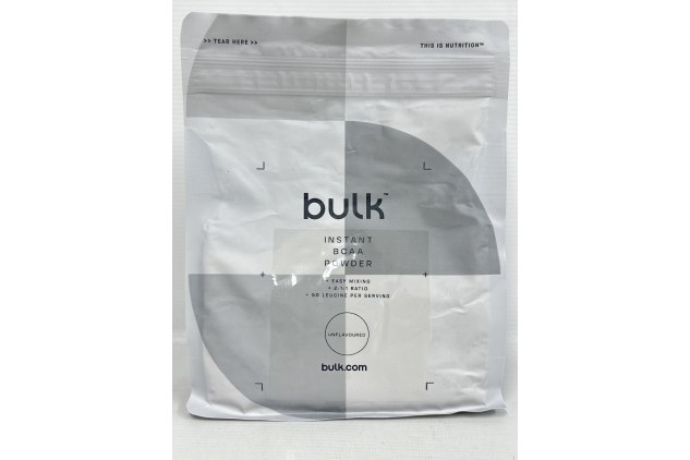 Bulk Instant BCAA Powder Food Supplement 500g | 50 Servings | UNFLAVOURED