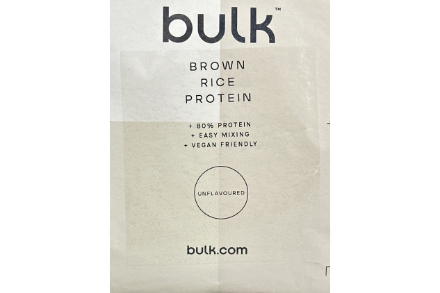 Bulk Brown Rice Protein Powder Food Supplement 1kg | 33 Servings | UNFLAVOURED