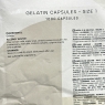 Bulk Gelatin Capsules | SIZE 1 | 1000 Capsules