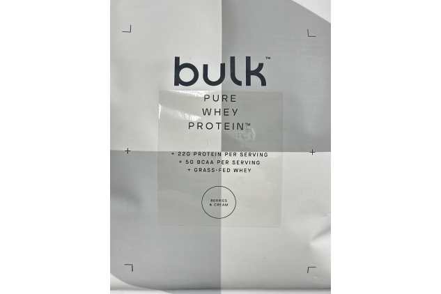 Bulk Pure Whey Protein Powder 2.5kg | 83 Servings | BERRIES & CREAM Flavour