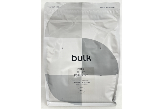 Bulk Pure Whey Protein Powder 2.5kg | 83 Servings | VANILLA Flavour