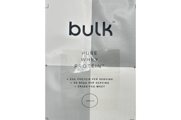 Bulk Pure Whey Protein Powder 2.5kg | 83 Servings | VANILLA Flavour