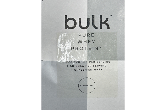 Bulk Pure Whey Protein Powder 2.5kg | 83 Servings | STRAWBERRY Flavour