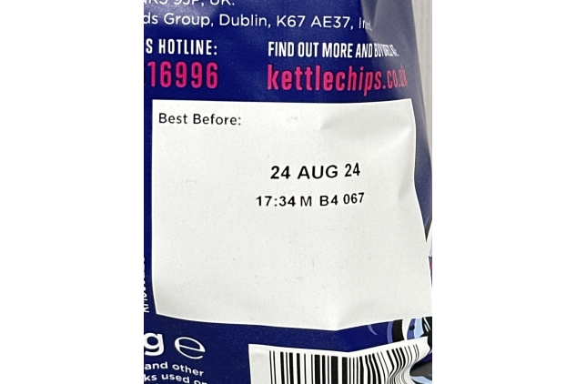 Kettle Sea Salt and Balsamic Vinegar of Modena Chips, 130g (Pack of 12) BULK BUY | BEST BEFORE DATE 24/08/2024