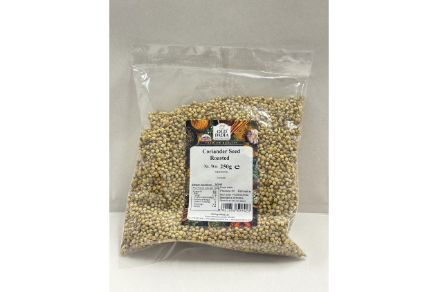 Old India Coriander Seed Roasted 250g Best Before 20/10/2024