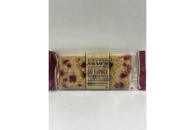 Oat flapjack with cherries & Almond Flavouring 300g Best Before 04/10/2024