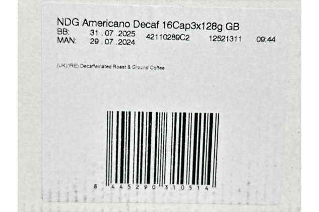 NESCAFE Dolce Gusto Americano Decaf Coffee Pods - total of 48 Coffee Capsules - Decaffeinated Coffee (3 Packs)