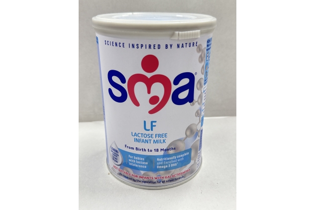 SMA Lactose Free Baby Milk Powder, From Birth, 400g (Pack of 1) Dented Tin