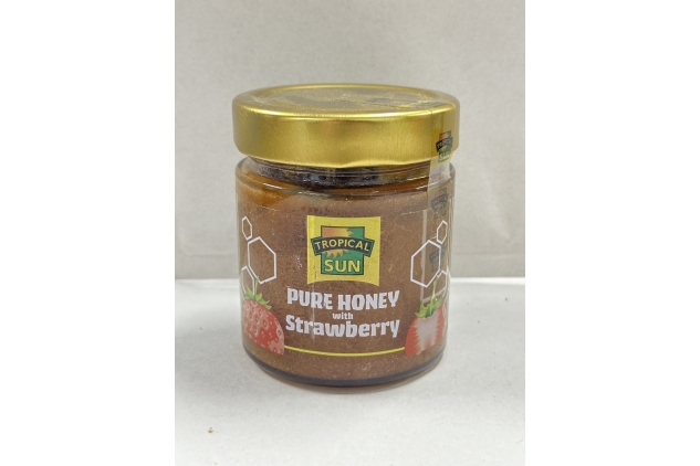 Tropical Sun Pure Honey with Strawberry, 250g