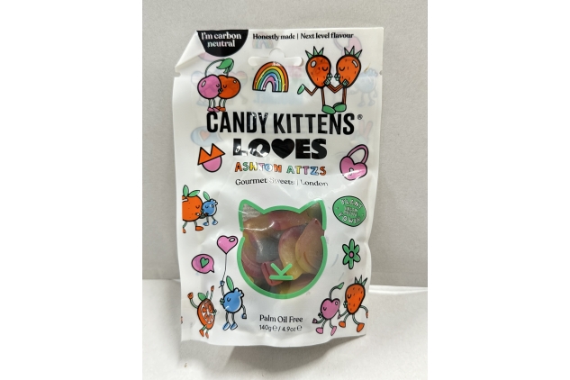 Candy Kittens Vegan Sweets LOVES 140g Best Before 01/11/2024