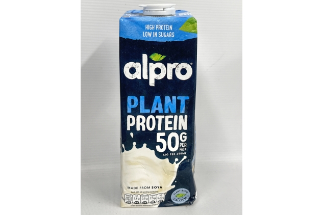 Alpro Soya High Protein Plant-Based Long Life Drink, Vegan & Dairy Free, 1L (Pack of 6)