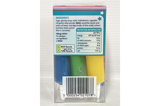 Dr. Oetker Rainbow Decorating Icing, 6 x 19g | BEST BEFORE DATE 31/10/2024