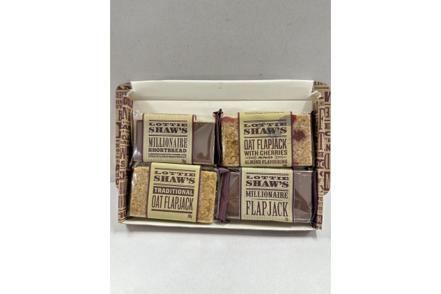 Lottie Shaw Bakery Flapjack & Shortbread 4 Pack Variety Set Best Before 25/09/2024