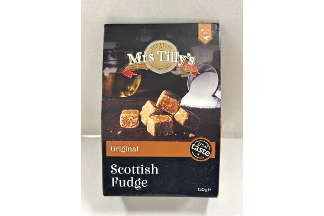 Mrs Tilly's Scottish Fudge 150g Best Before 23/10/2024