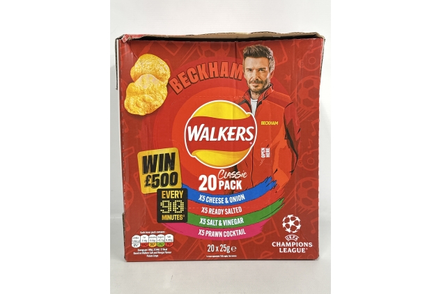 Walkers Classic Variety Multipack Crisps Box 20x25g | Best Before Date 12/10/2024