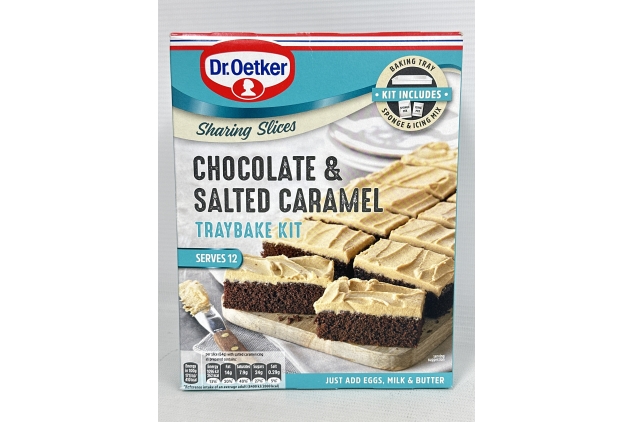 Dr Oetker Chocolate Salted Caramel Tray Kit 425G (Pack Of 3) BEST BEFORE DATE 31/07/2024