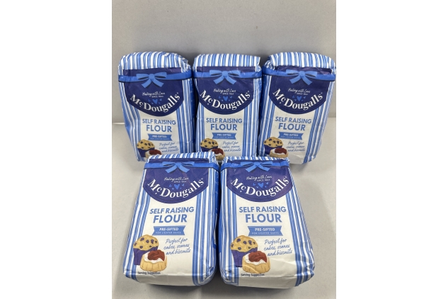 McDougalls Self Raising Flour 5 X 500g Best Before 30/10/2024