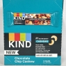 KIND Bars | High Fibre, Gluten Free Snack Bars | Chocolate Chip Cashew | 12 x 40g | Best Before Date 30/10/2024