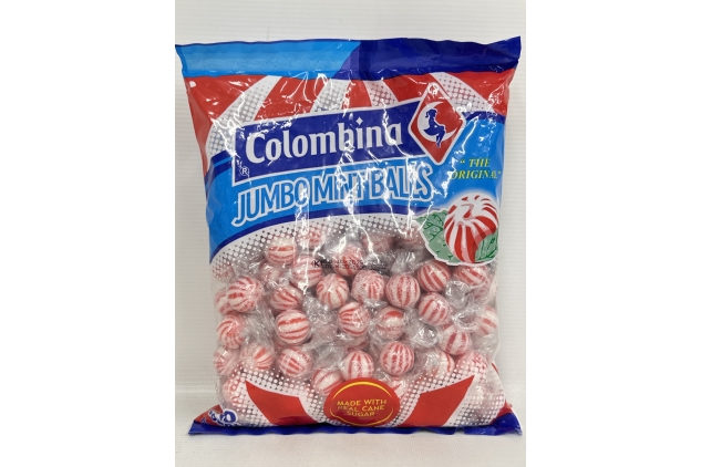 Colombina Jumbo Mint Balls | The Original | 120 Count | Individually Wrapped | 1080g