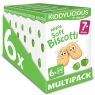 Kiddylicious Apple Biscotti - Yummy Baked Snacks for Kids - Suitable for 7+ Months - 6 Packs of 6 (36 Total) BBE 31/01/2025