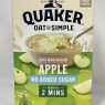 Quaker Oat So Simple Simply Apple Porridge | 64 Sachets | No Added Sugar | Bulk Buy Deal