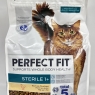 Perfect Fit Sterile Adult 1+ Complete Dry Cat Food for Adult Cats Aged 1+ Years, Rich in Chicken, 3 Bags (2.8 kg) BBE 01/12/2024