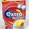 Extra Refreshers Strawberry Lemon Sugarfree Chewing Gum Bottle 30 Pieces