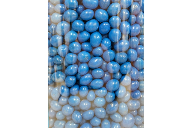 M&M's Peanut Chocolate BLUE Colour Bulk Buy Sweets, 4kg Tub | Christmas Theme | Displays | BBE 29/12/2024