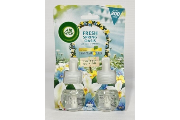 Air Wick Plug In Liquid Electrical Refill Freshener Fresh Spring Oasis 6 X 19ml