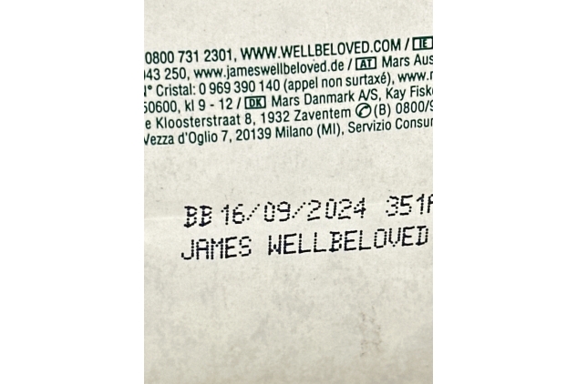 James Wellbeloved Complete Dry Puppy Food Turkey and Rice, 2kg (Pack of 4) 8KG TOTAL | BEST BEFORE DATE 19/09/2024