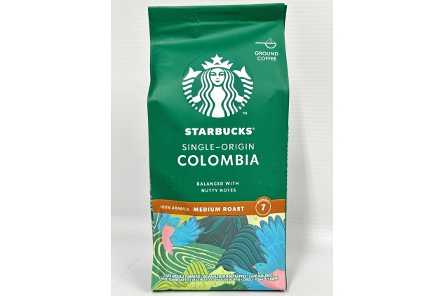 STARBUCKS Single-Origin Colombia, Medium Roast, Ground Coffee 200g (Pack of 1)