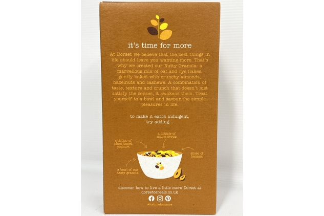 Dorset Cereals | Ultimate Nutty Granola 450g (Pack Of 5) BEST BEFORE DATE 23/09/2024