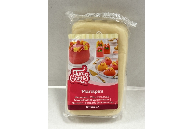 FunCakes Marzipan Natural (1:4): Ready to Roll, Easy to Use 250g Best Before 07/11/2024