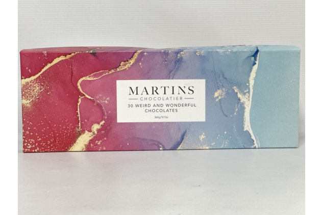 Martin’s Chocolatier Weird & Wonderful Collection | Luxury Handmade Chocolate Box | 30 Chocolates, 15 Gourmet Flavours | BEST BEFORE DATE 31/10/2024