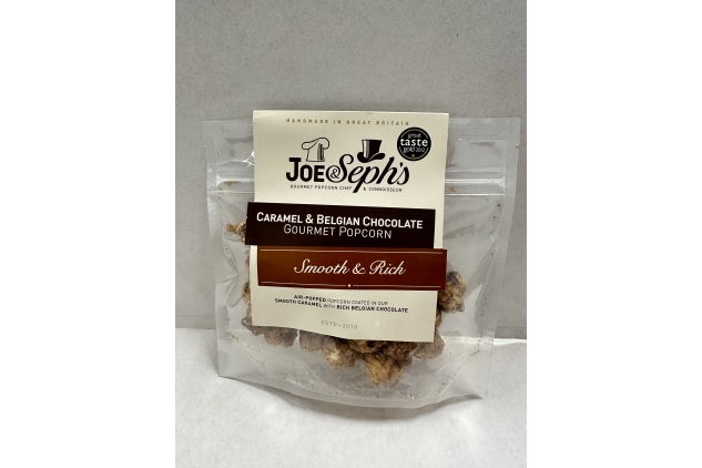 Joe & Sephs Belgian Chocolate Popcorn 30g Best Before 31/10/2024