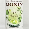 Monin Lime Rantcho Concentrate Syrups and Cordials 700ml | Glass Bottle | BBE 31/03/2025