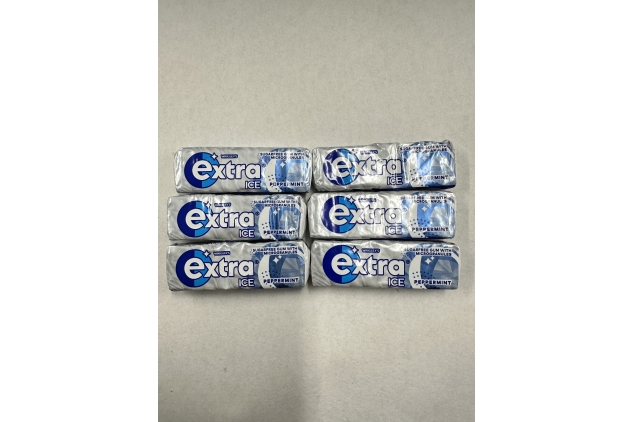 Wrigley's Extra Ice Peppermint Chewing Gum 6 x 14g