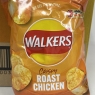 Walkers Roast Chicken Crisps Snack Packs, Standard Bags (32 Bags x 32.5g)