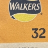 Walkers Roast Chicken Crisps Snack Packs, Standard Bags (32 Bags x 32.5g)