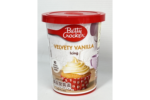 Betty Crocker Velvety Vanilla Icing 400g (Pack of 5) BBE 07/2025